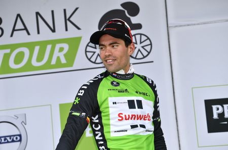 New race leader Tom Dumoulin (Team Sunweb)
