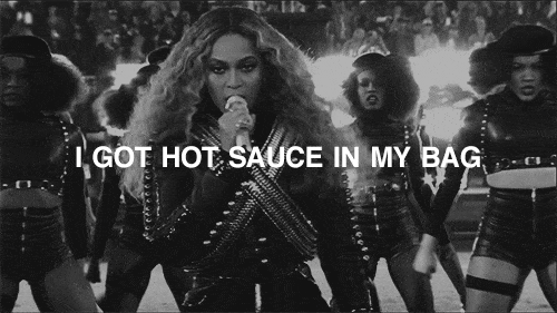 GIF ¦ Beyoncé Hot Sauce