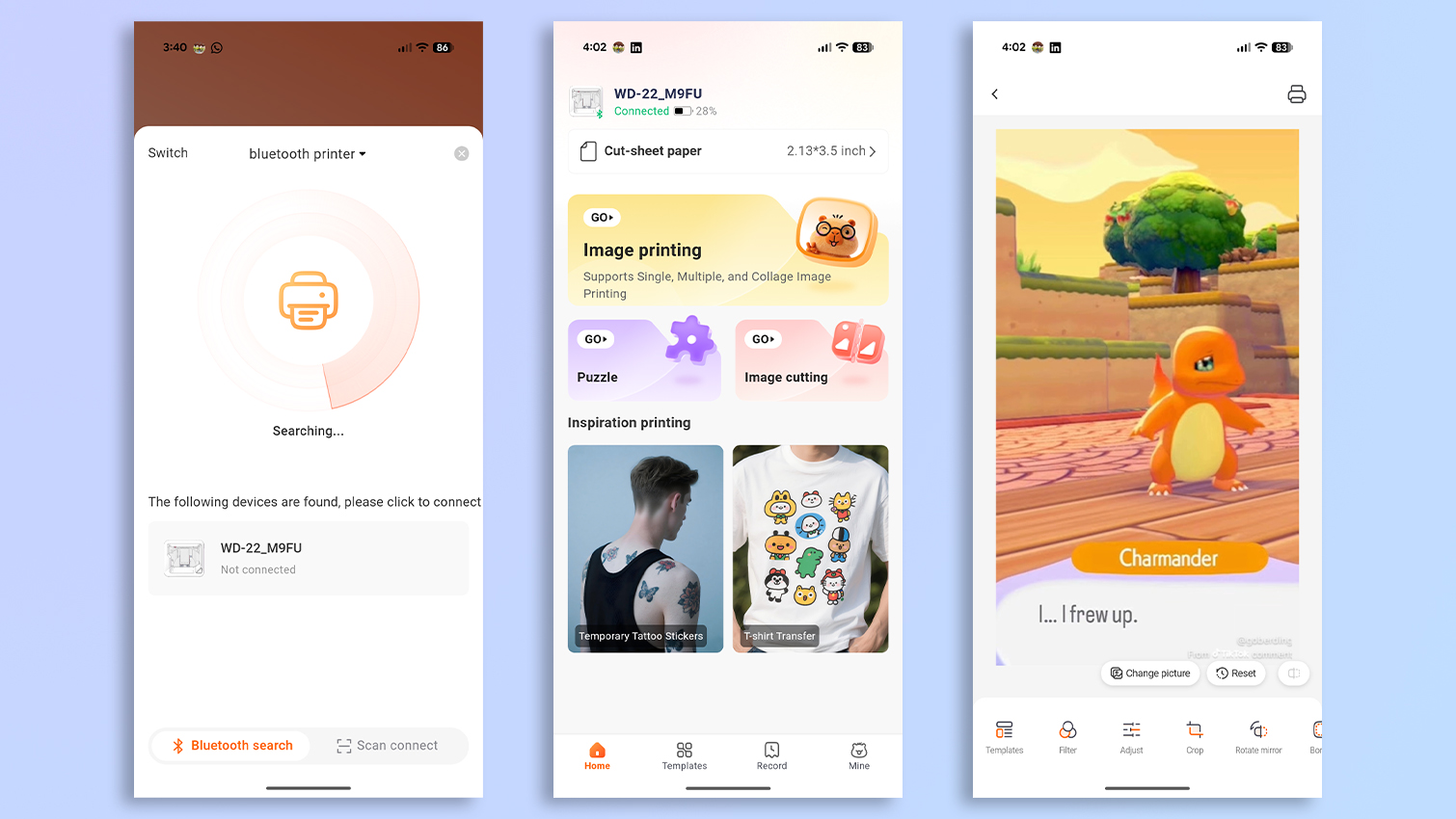 AiYin app screenshots