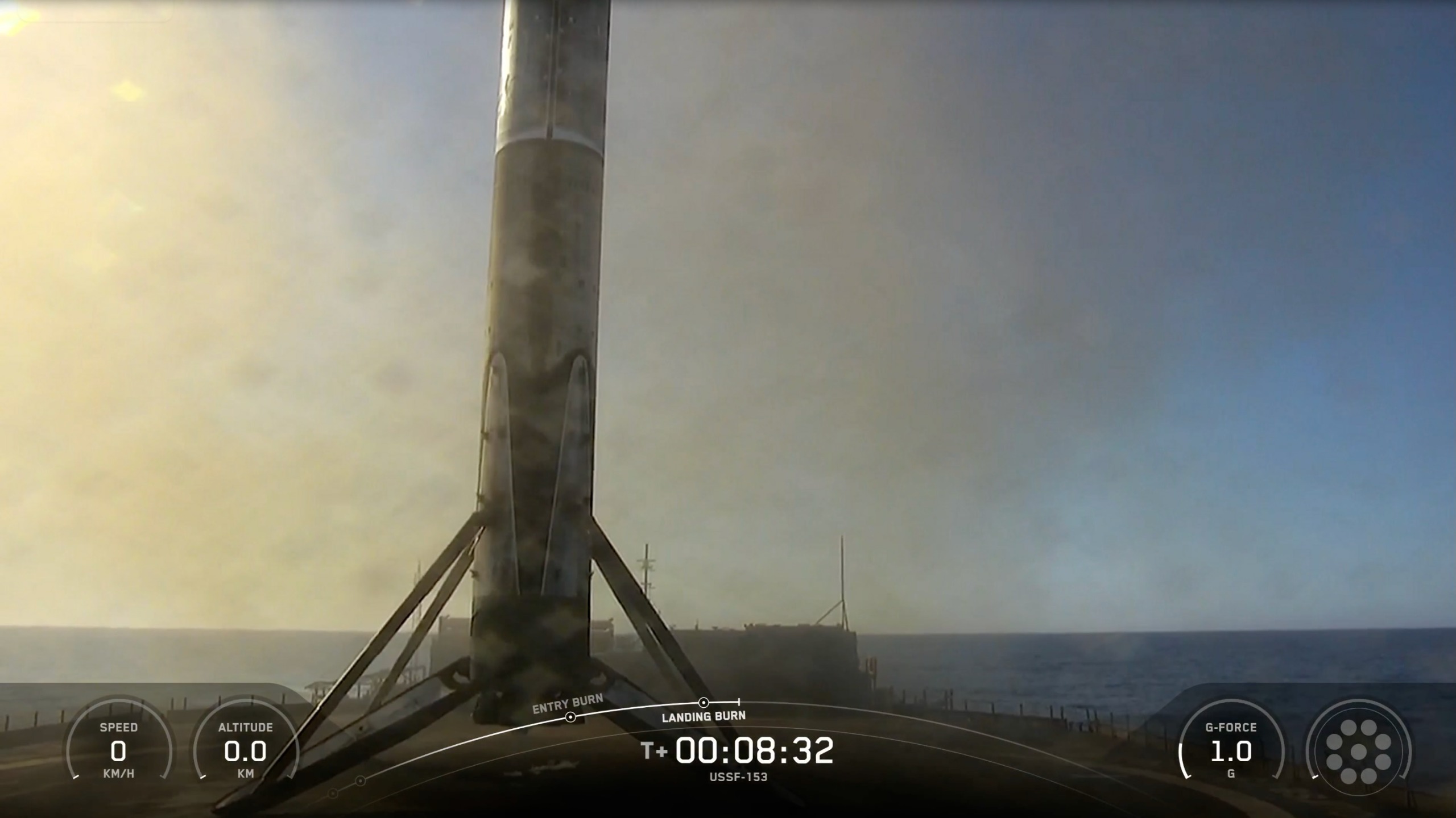 SpaceX launches classified mission for the US Space Force from California (video)  www.space.com
