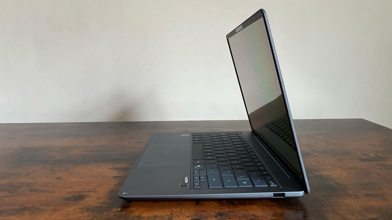 The Asus Zenbook 14 on a desk