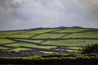 Rolling green hills in the British countryside shot on a Leica 100-400mm Vario-Elmar-SL f/5-6.3