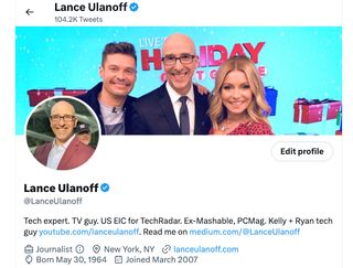 Lance Ulanoff on Twitter