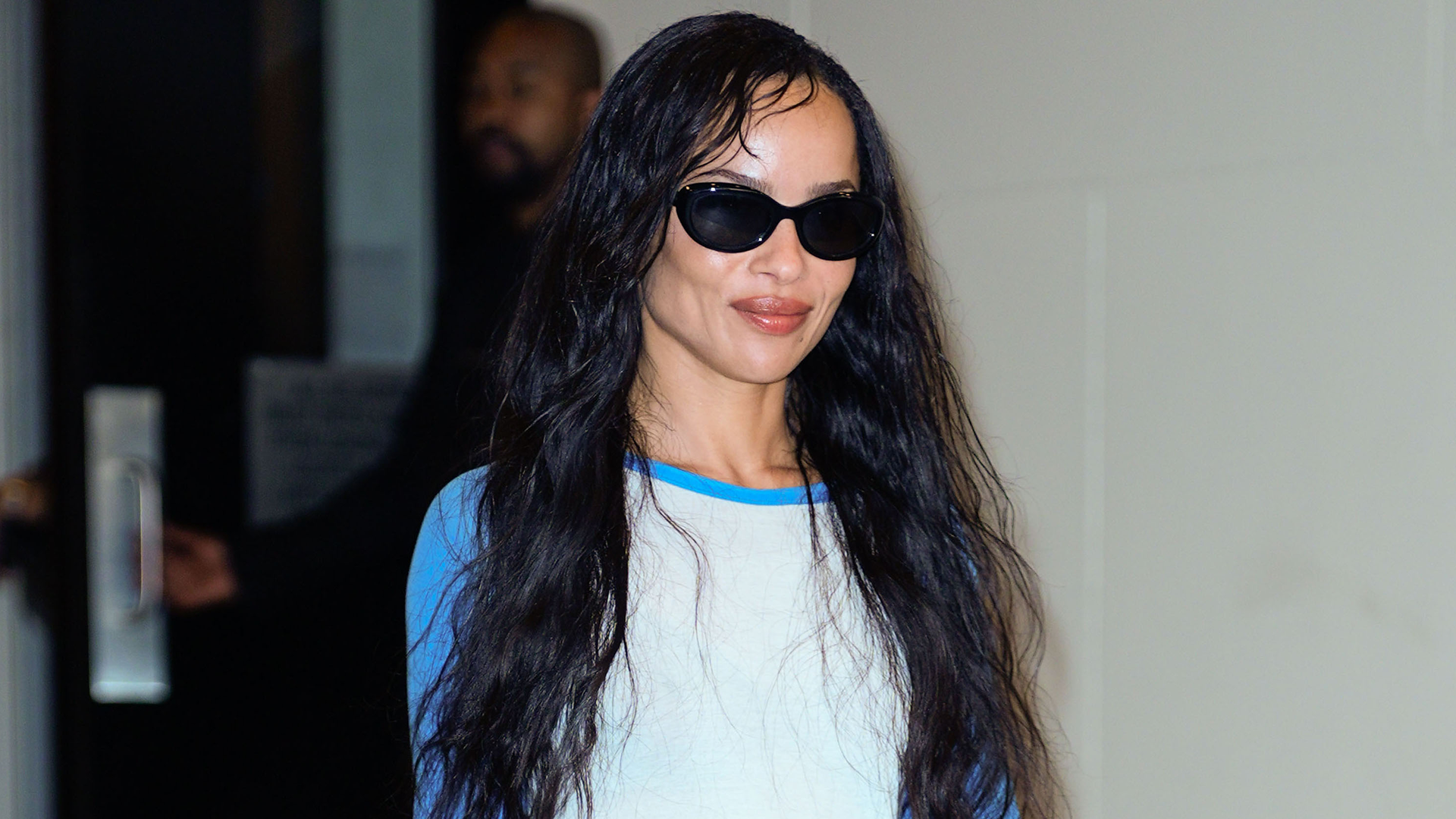 Zo&euml; Kravitz was spotted in Berlin wearing Nike Cortez sneakers with Harry Styles