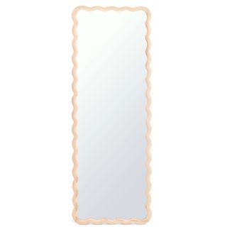 Scandi style wavy mirror