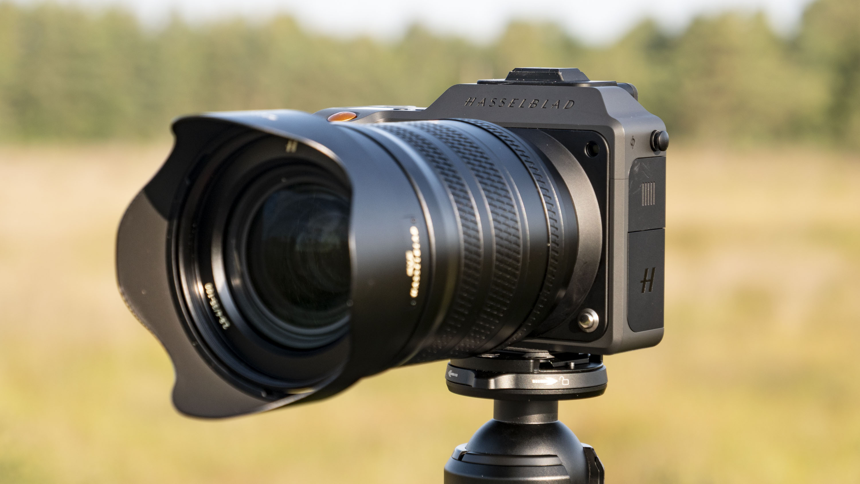 Hasselblad X2D II 100C camera outdoors at first light