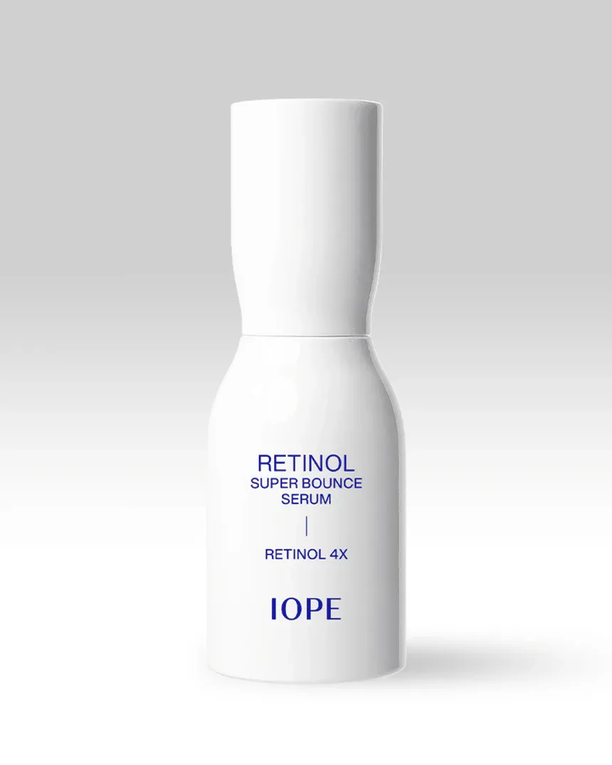 Iope Retinol Super Bounce Serum - Korean Retinol Eye Cream, Intensive Reactivating Korean Retinoid, Anti-Aging, Reduction in Fine Wrinkles, Beginner Friendly, 1.01 Fl Oz.