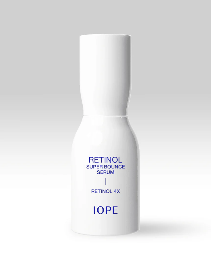 Iope Retinol Super Bounce Serum - Korean Retinol Eye Cream, Intensive Reactivating Korean Retinoid, Anti-Aging, Reduction in Fine Wrinkles, Beginner Friendly, 1.01 Fl Oz.
