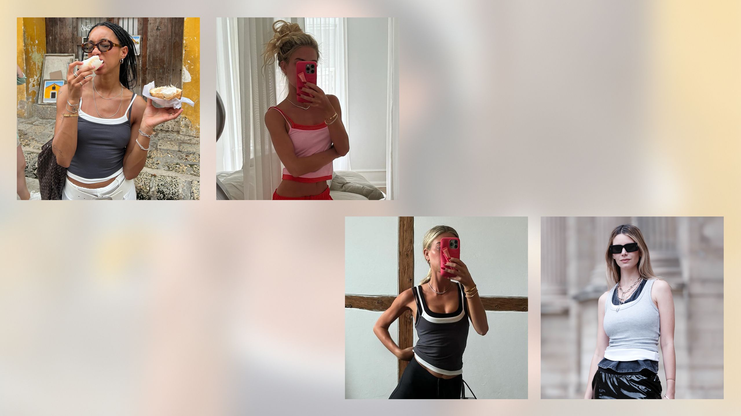 Layered Tank Tops Are the Trend Everyone Is Sporting | Who What Wear