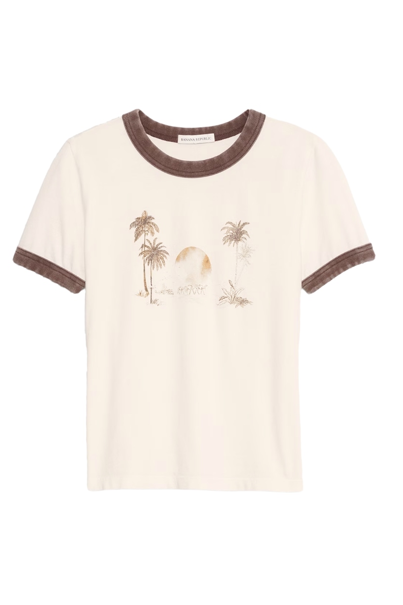 Banana Republic, Vintage Cotton Crew-Neck T-Shirt