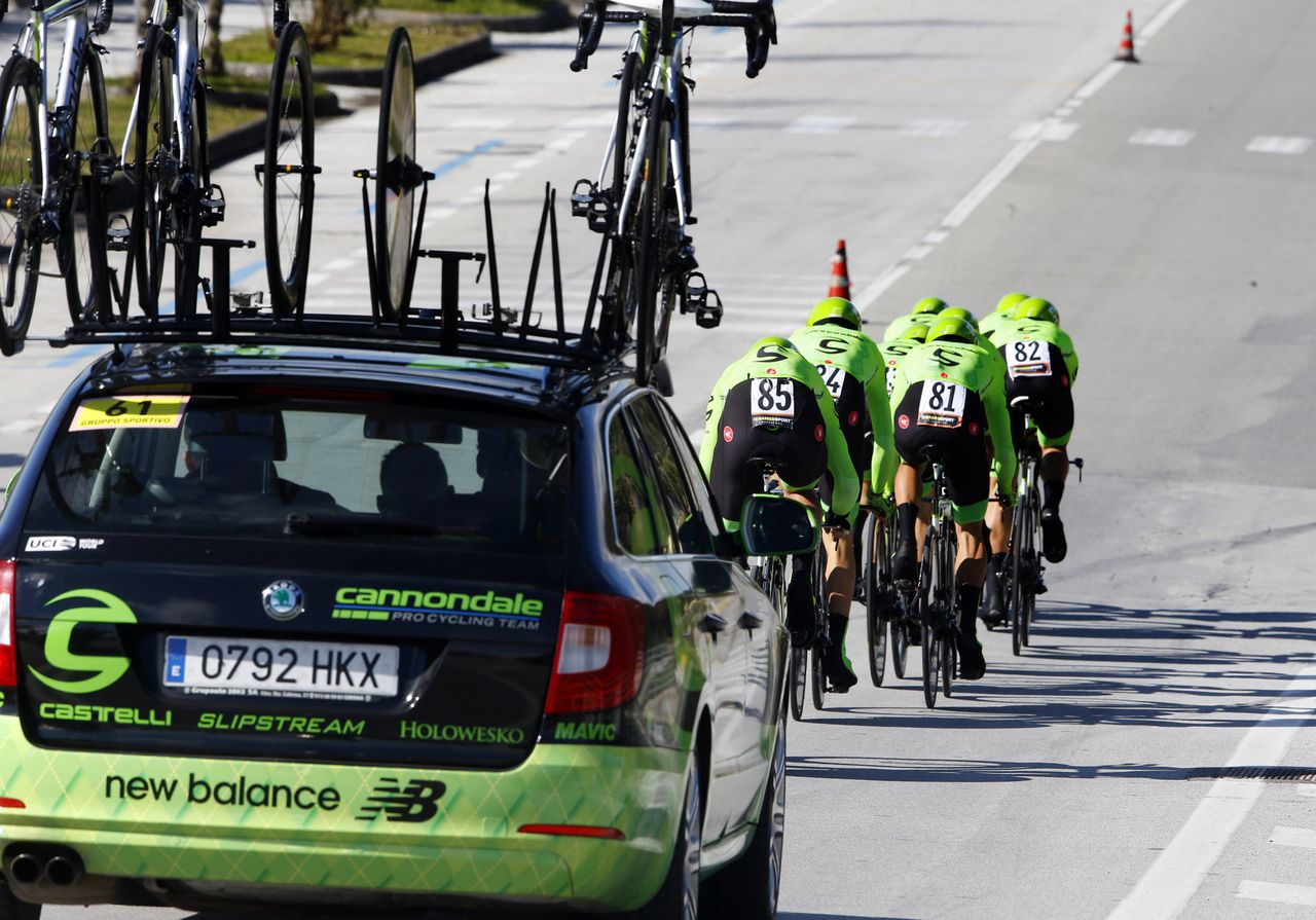 Cannondale in the Tirreno-Adriatico team time trial
