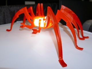 This robot spider lamp was seven hours from concept to going on sale.