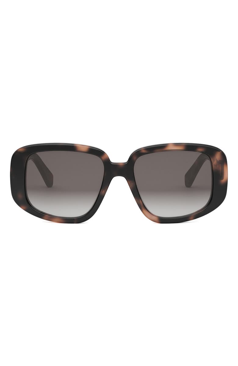 Bold 3 Dots 55mm Geometric Sunglasses