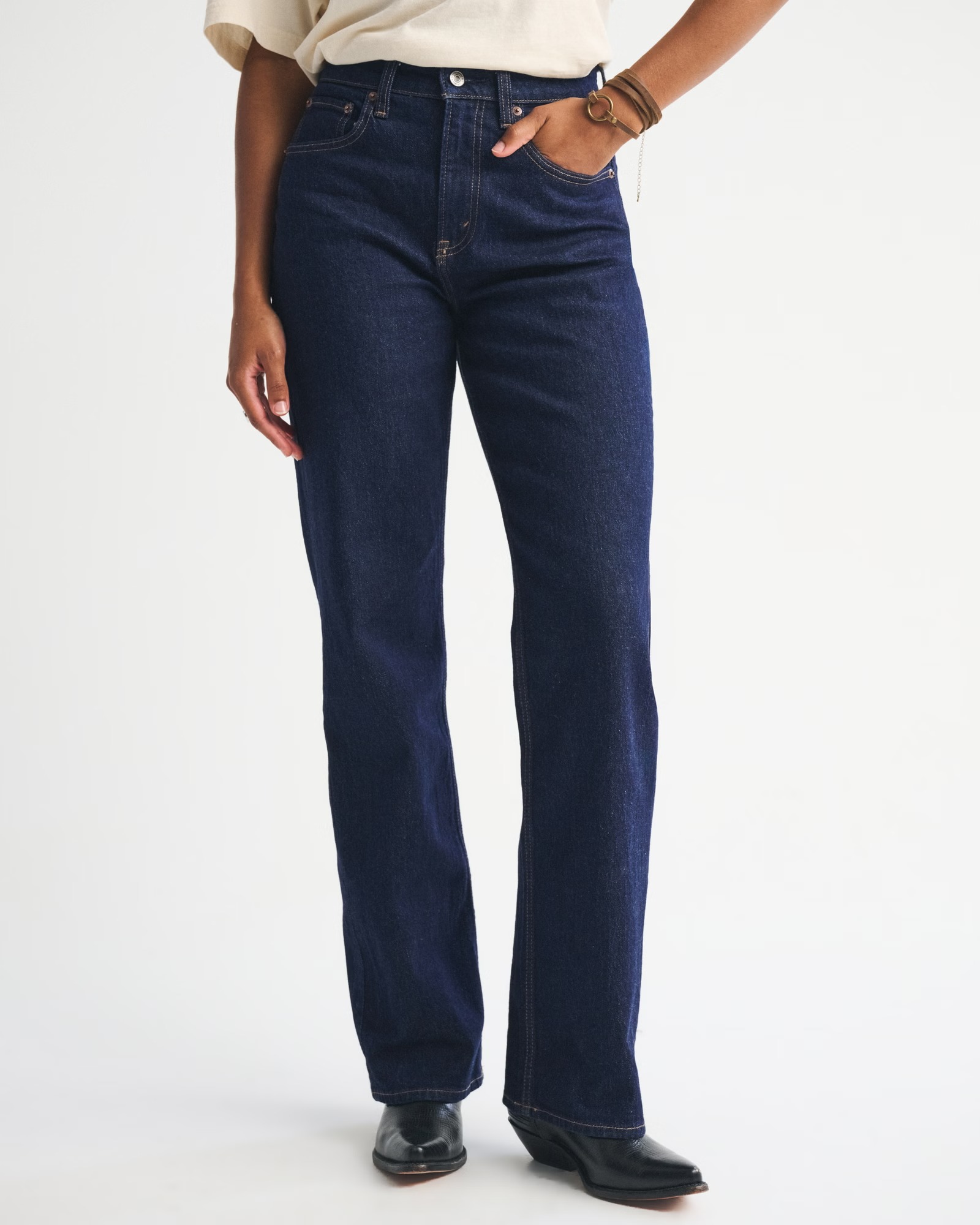 Abercrombie &amp;amp; Fitch, Curve Love High Rise 90s Relaxed Jean