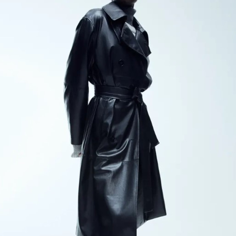 H&M Coated Trench Coat