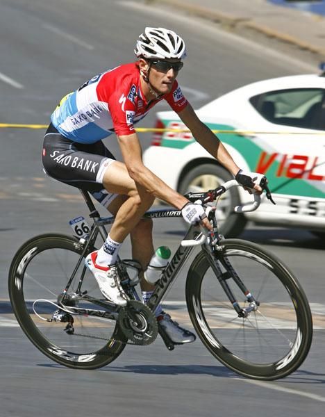 Saxo Bank star Frank Schleck rode in Chihuahua.