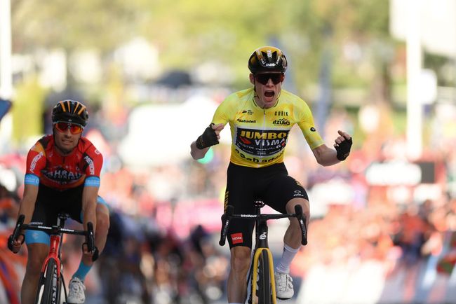 La vittoria di Vingegaard nella quarta tappa del Giro dei Paesi Baschi (Getty Images Sport)