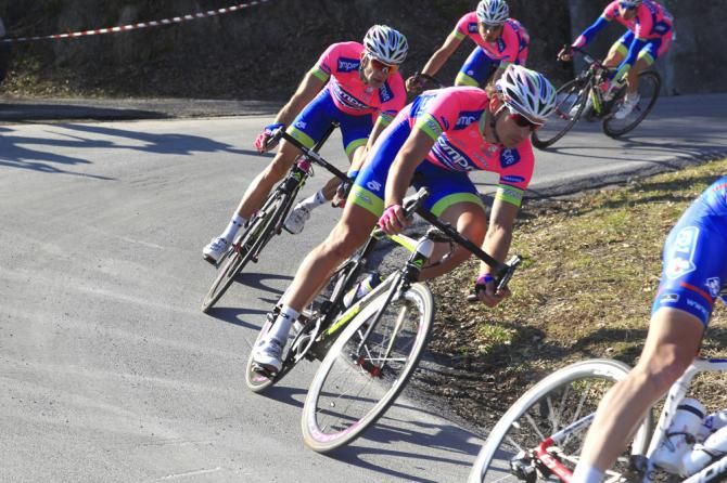 Filippo Pozzato (Lampre-Merida) would win the Trofeo Laigueglia for the third time in his career.