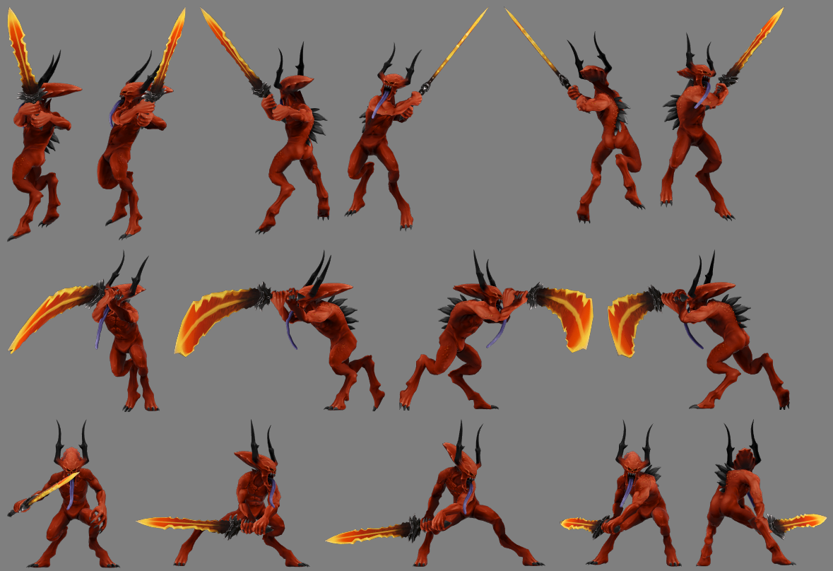 Screens from pixel art shooter