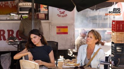 Emma Mackey and Fiona Shaw as Sofia and Rose in Hot Milk