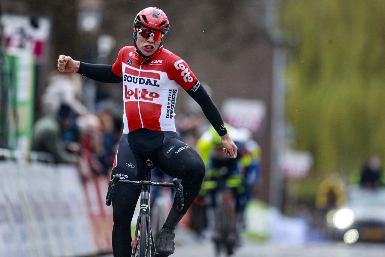 Volta Limburg Classic 2022 - 47th Edition - Eijsden - Eijsden 195 km - 02/04/2022 - Arnaud De Lie (BEL - Lotto Soudal) - photo Davy Rietbergen/CV/SprintCyclingAgency&Acirc;&copy;2022
