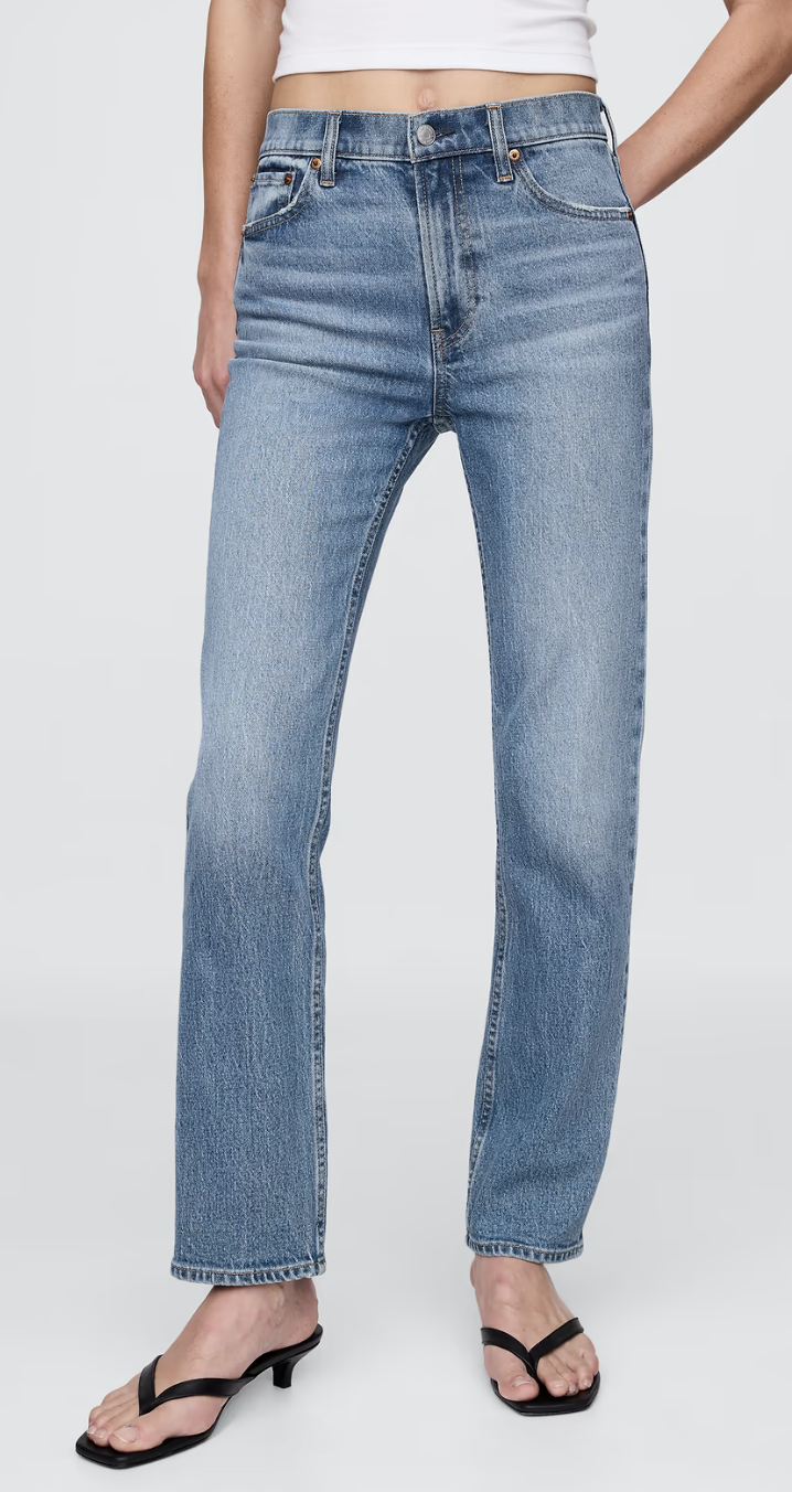 Gap, High Rise &amp;rsquo;90s Slim Straight Jeans