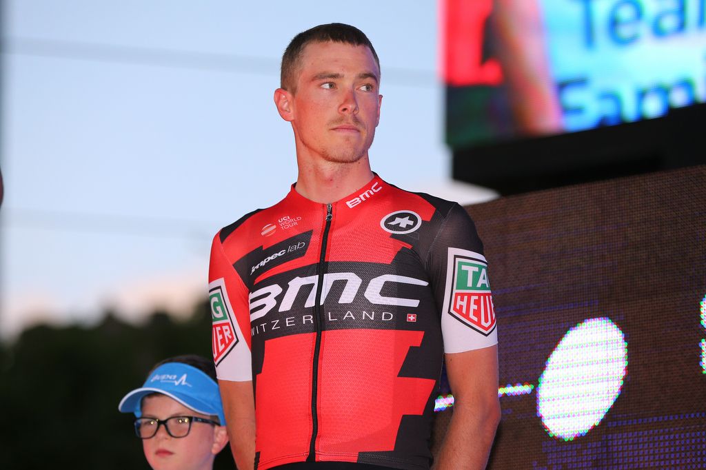 BMC's Rohan Dennis at the team presentation