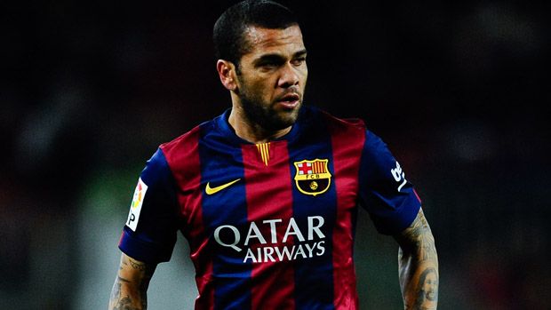 Dani Alves of FC Barcelona