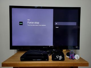 Force Quitting an app on Google TV