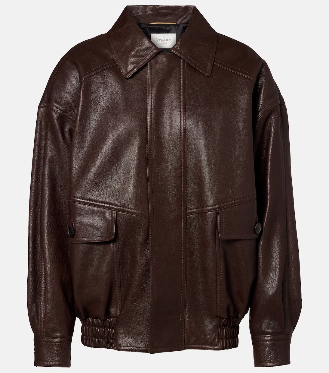 Saint Laurent, Leather Bomber Jacket
