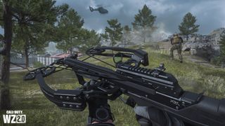 Warzone 2 Season 2 crossbow weapon first person view