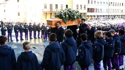 Davide Astori funeral Florence Fiorentina Italy