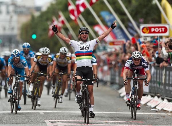 Mark Cavendish gets the win on the final day