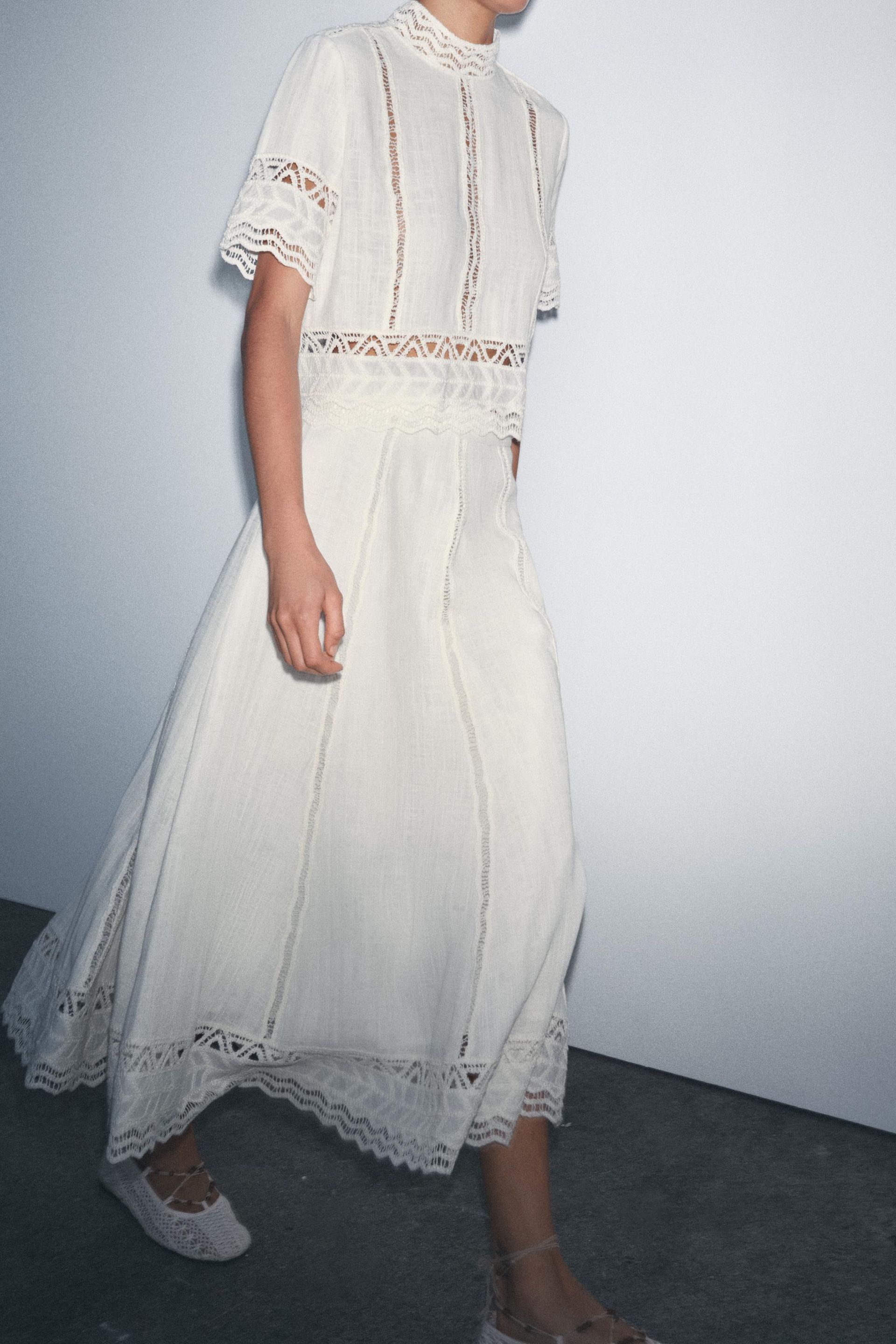 ZARA Crochet Skirt Zw Collection