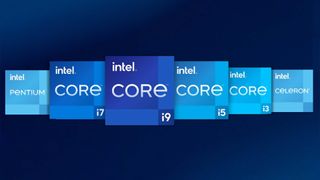 Intel Core logos throughout the performance stack