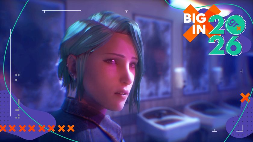 Life is Strange Reunion screenshot showing Chloe back in the Blackwell bathroom as an adult