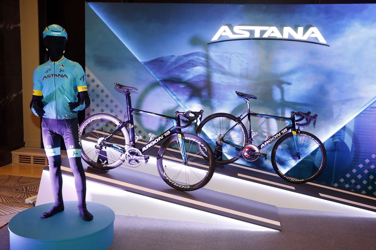 The 2018 Astana team presentation