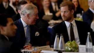 Prince Harry and Prince Charles, Prince of Wales attend the 'International Year of The Reef' 2018 meeting