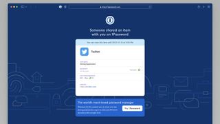 1Password now lets you share login details safely with a link