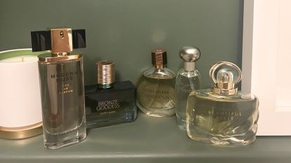 Line up of the Best Estée Lauder perfumes