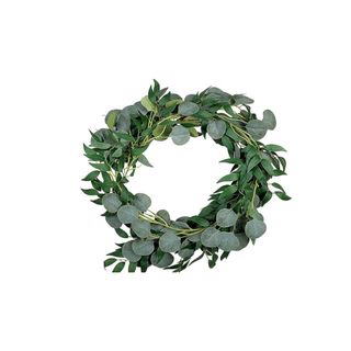Two Artificial Eucalyptus Garland with Willow Leaves