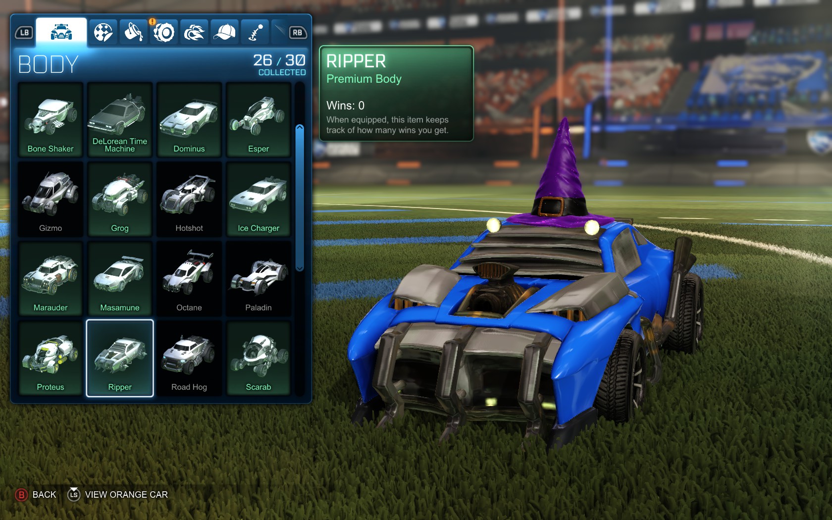 are rocket league cars different