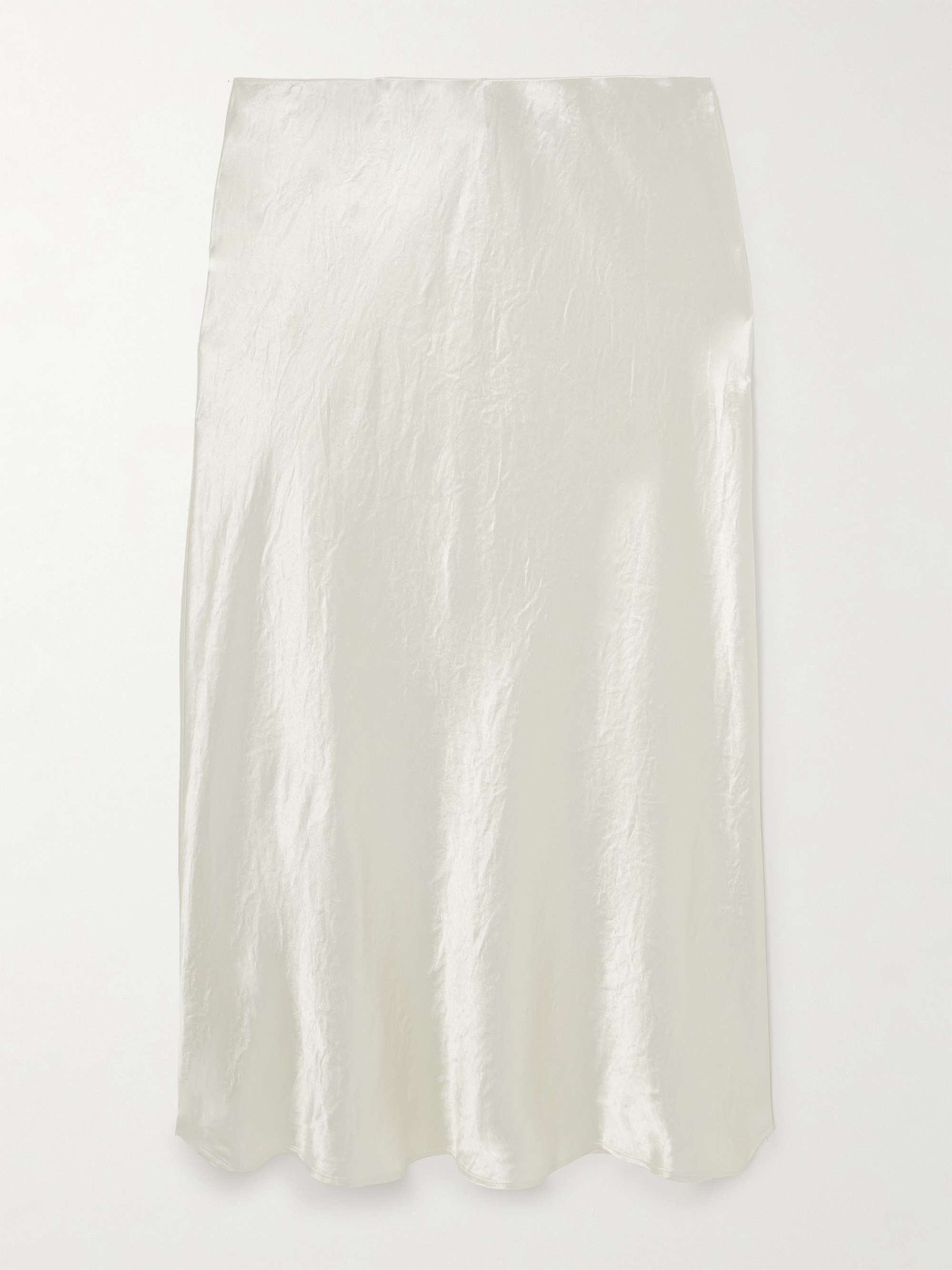 Satin Midi Skirt