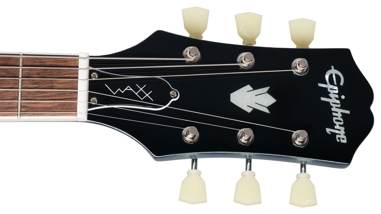 Epiphone WAXX Nighthawk Studio headstock