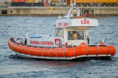 A patrol boat of the Italian Coast Guard