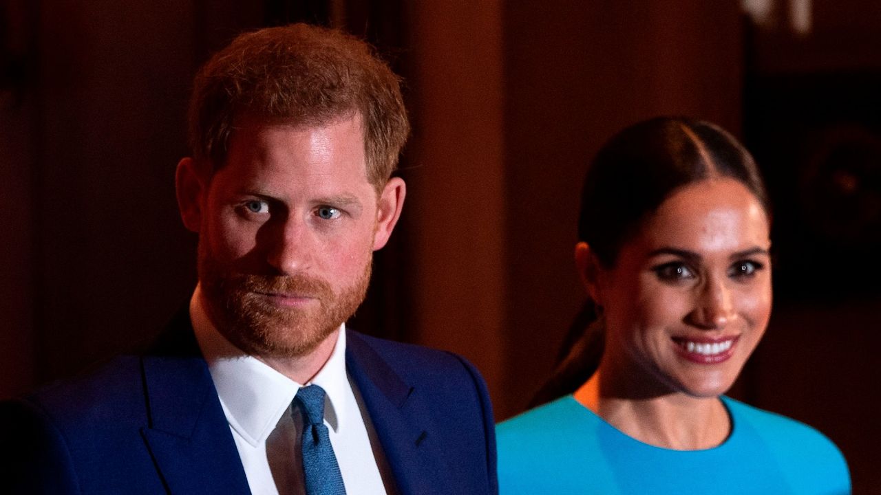 Prince Harry and his wife Meghan Markle