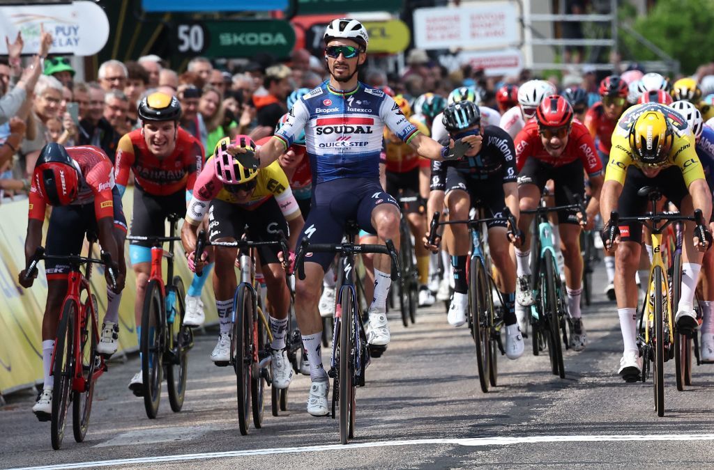 Alaphilippe&#039;s celebration at the Dauphiné was a &#039;stay calm&#039; message