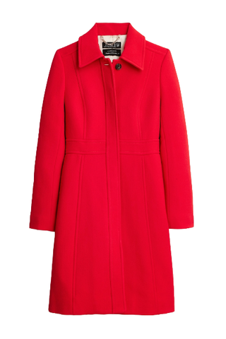 J.Crew New Lady Day Topcoat in Italian Double-Cloth Wool Blend 