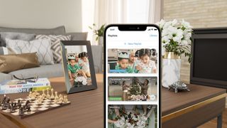 Nixplay Smart Photo Frame 10.1 inch Touch app allows you upload images