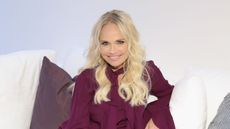Kristin chenoweth on a white background